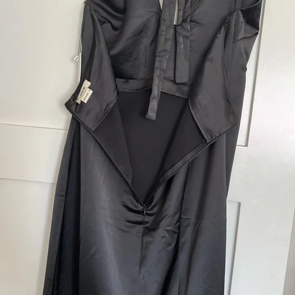 NWT ~ JASON WU BLACK MIDI COCKTAIL DRESS sz M - Picture 8 of 10